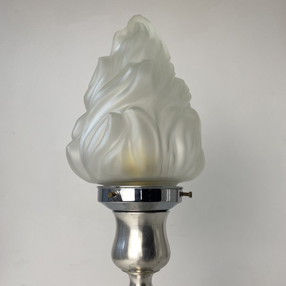 Image 1 of Ancienne Lampe A Poser Art-Deco Vintage