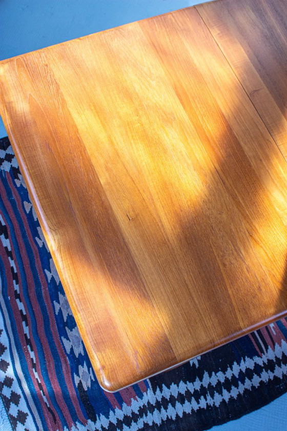 Image 1 of Vintage teak dining table, Danish Mid Century, 1960s, solid wood