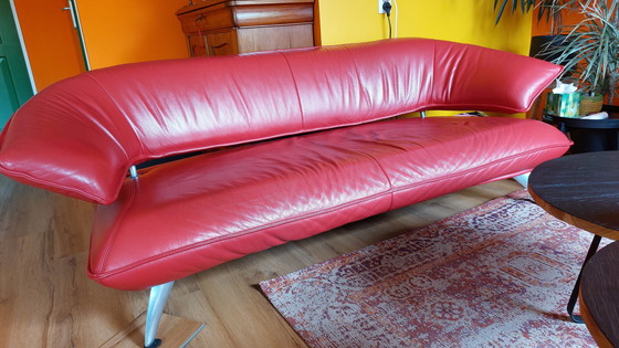 Image 1 of Sofa Frame Design Red Leather Brand Bulfrogg