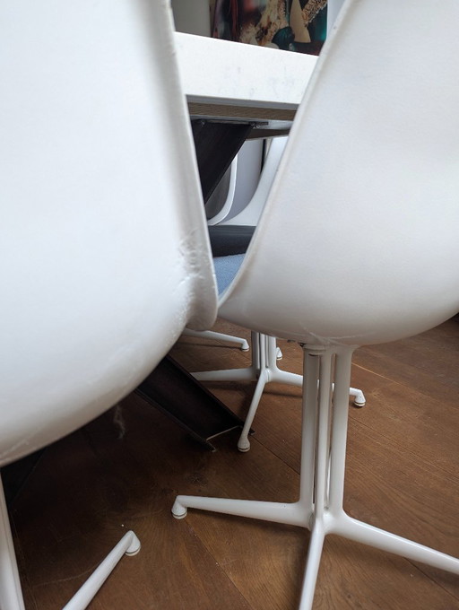 6x La Fonda Chaises Eames en fibre de verre Herman Miller
