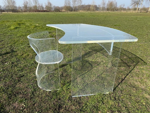 Superbe ensemble bureau et chaise, Design - Vintage