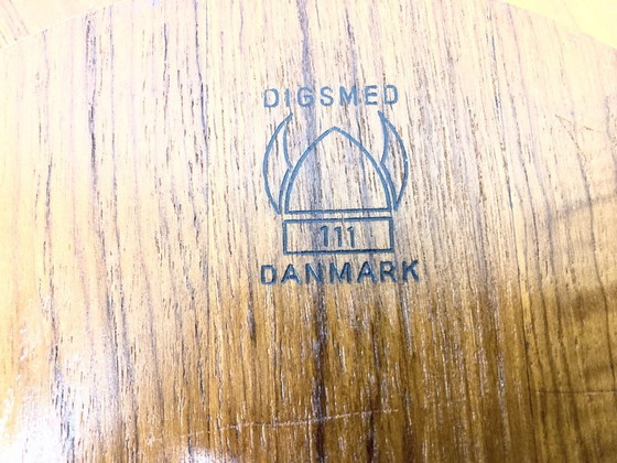 Image 1 of Double-decker turntable made of teak and stainless steel from Digsmed 60s Danish Design
