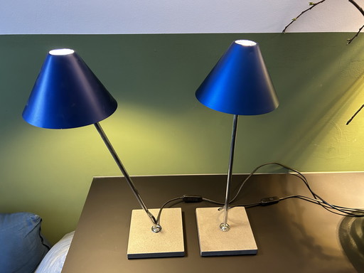 Twee Stuks Jaren 70 Design Lamp Gira Door Mobles 114 Barcelona