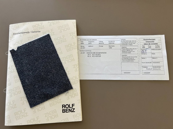 Image 1 of Canapé d'angle Rolf Benz 2500 (2007) avec pouf