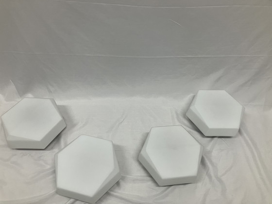 Image 1 of Vintage 6-sided wall lamp or ceiling lamp, Bega Leuchten