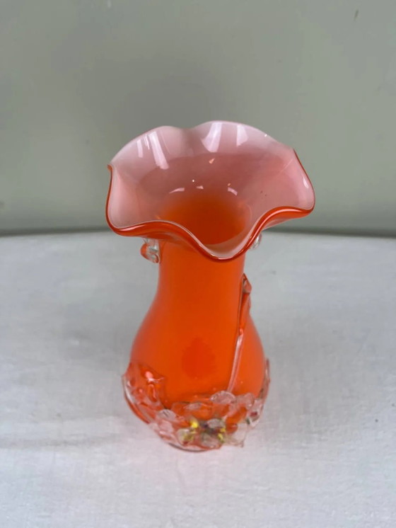 Geblazen glazen vaas uit Murano – Vazen, Crystal, Glass, Vintage (photo 5 of 10)