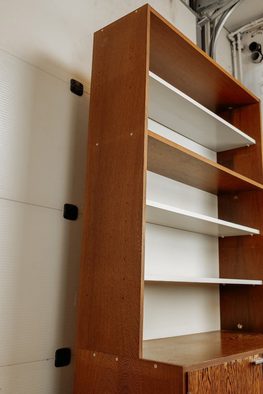 Armoire murale vintage en wengé par Cees Braakman pour Pastoe