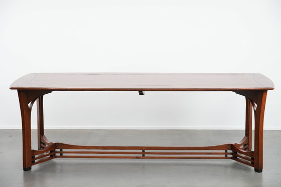 Image 1 of Tavolo da pranzo in stile Art Nouveau da 4 a 6 persone di Schuitema della serie Jugendstil