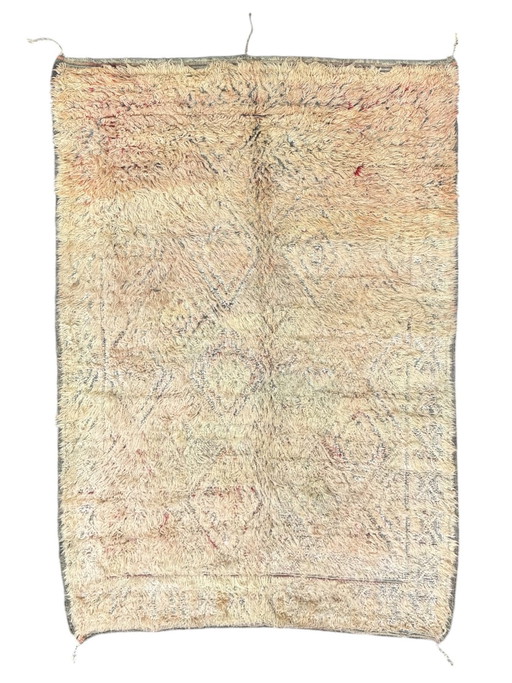 Moroccan Berber Vintage Boujad Wool Rug