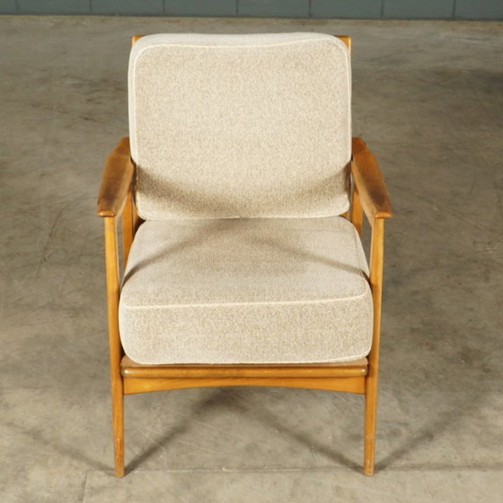 Image 1 of Satz dänischer Loungesessel – Walnuss – 1960er