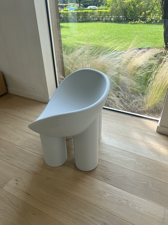 Image 1 of Sedia Driade roly poly grigio 2 pezzi