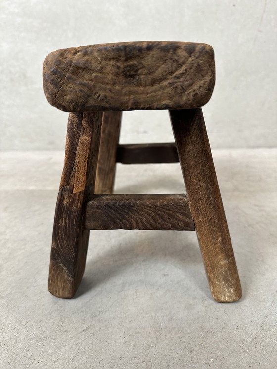 Image 1 of Old stool - wabi sabi