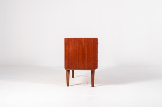 Image 1 of Danish Teak Sideboard with Tambour Door – Mid Century Modern, 1960s