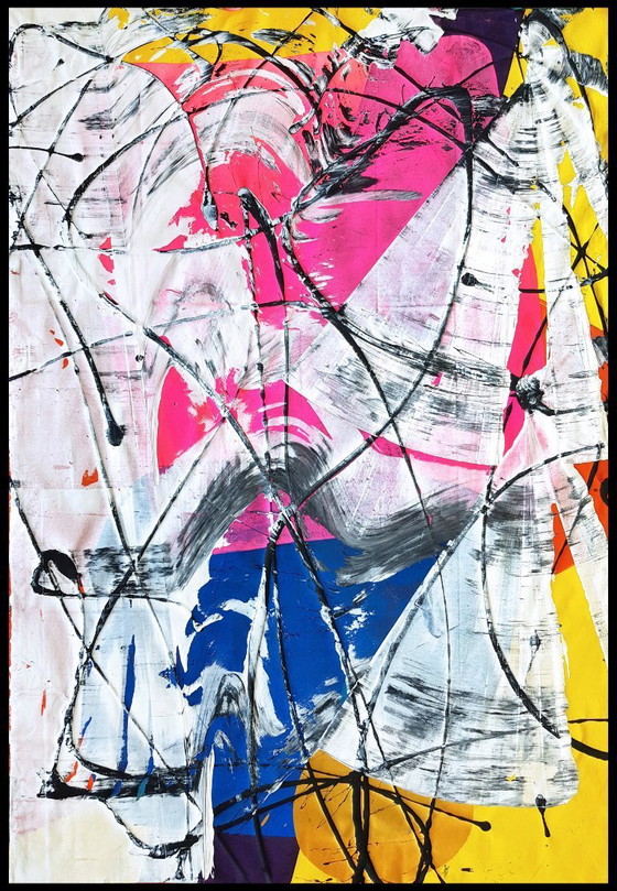 Image 1 of Jürgen Angeler - Pink Heart - 200 x 140 cm