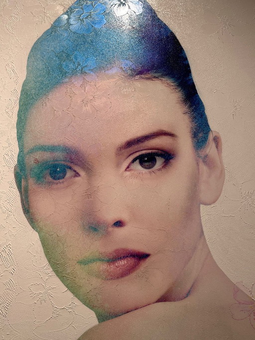 Karin Vermeer Audrey Hepburn large painting