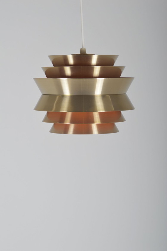 Image 1 of Schwedische Pendelleuchte „Trava“, entworfen von Carl Thore für Granhaga, 1960er Jahre