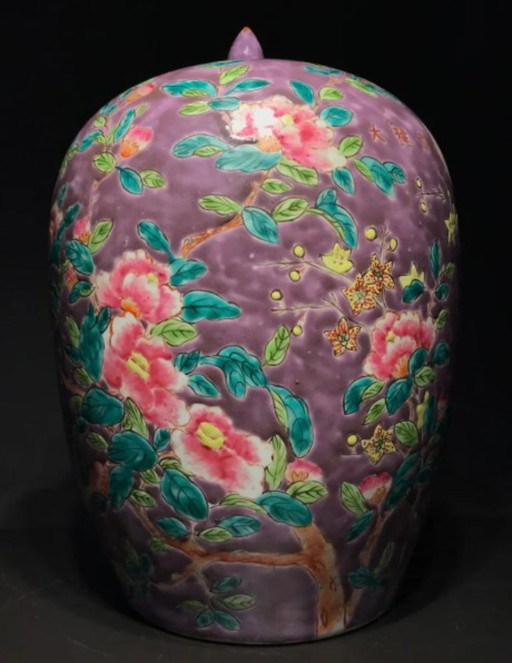 Pot - Porcelaine - Pot à gingembre de style Dayazhai