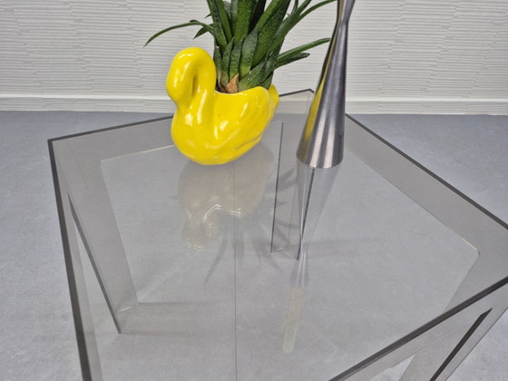Kartell Jolly, tavolino in acrilico grigio fumo. – Tavolini, Plexiglass (photo 5 of 7)