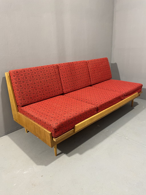 Midcentury Folding Sofabed By Drevotvar, 1970S, Czechoslovakia