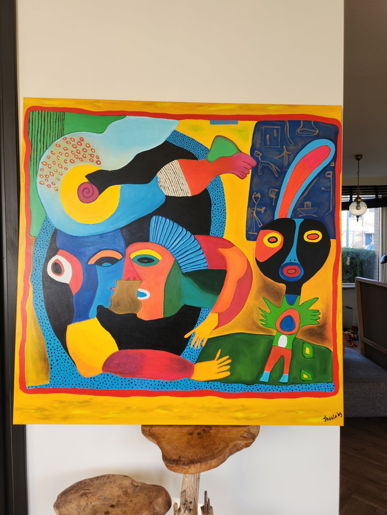 Image 1 of 1x Modern Art 100cmx100cm