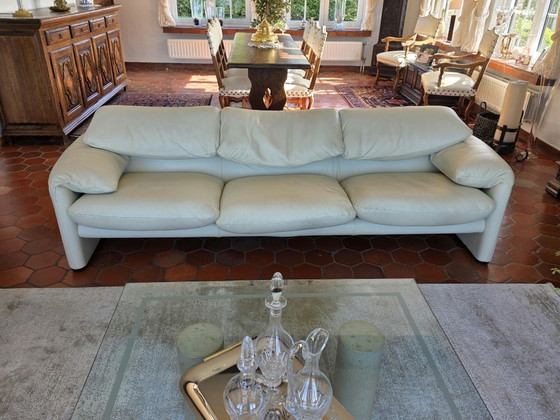 Cassina - maralunga 3 delig leer – Zithoek (photo 2 of 12)