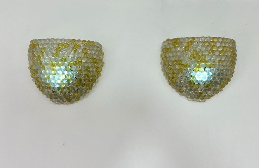 Coppia di applique da parete vintage – anni '70