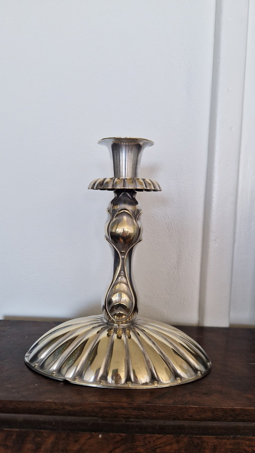 Klassischer Kerzenständer (Jugendstil?) Abgenutzt