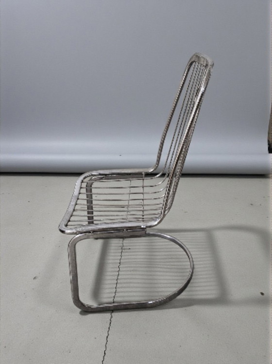 Image 1 of 3 x Space Age vintage String eetkamerstoelen Gastoni Rinaldi