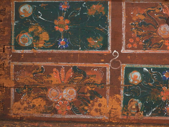 Antieke opbergkist met bloemendecoratie (Jaar 1895) #102 – Opbergkast (photo 37 of 40)