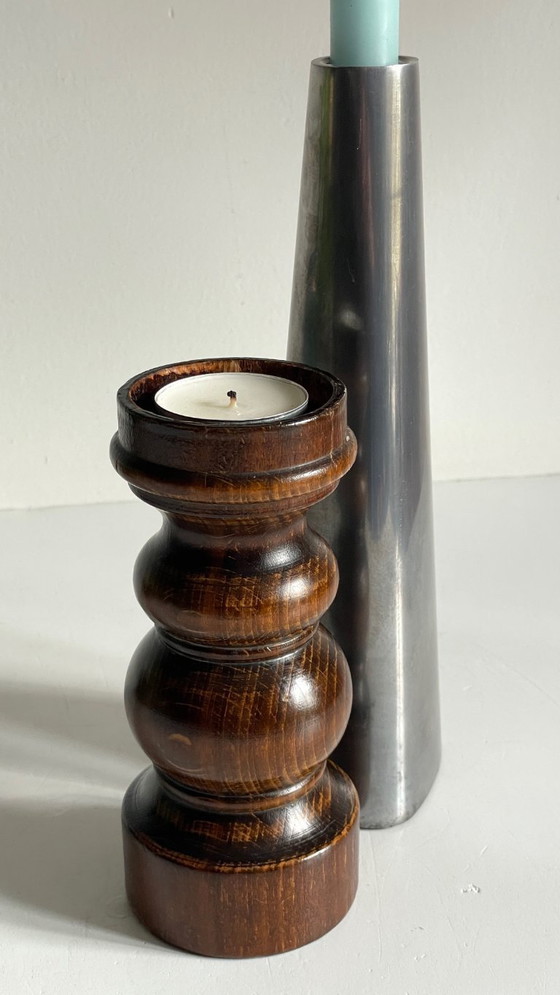 Image 1 of BOUGEOIRS Bois et Métal Ikea VINTAGE