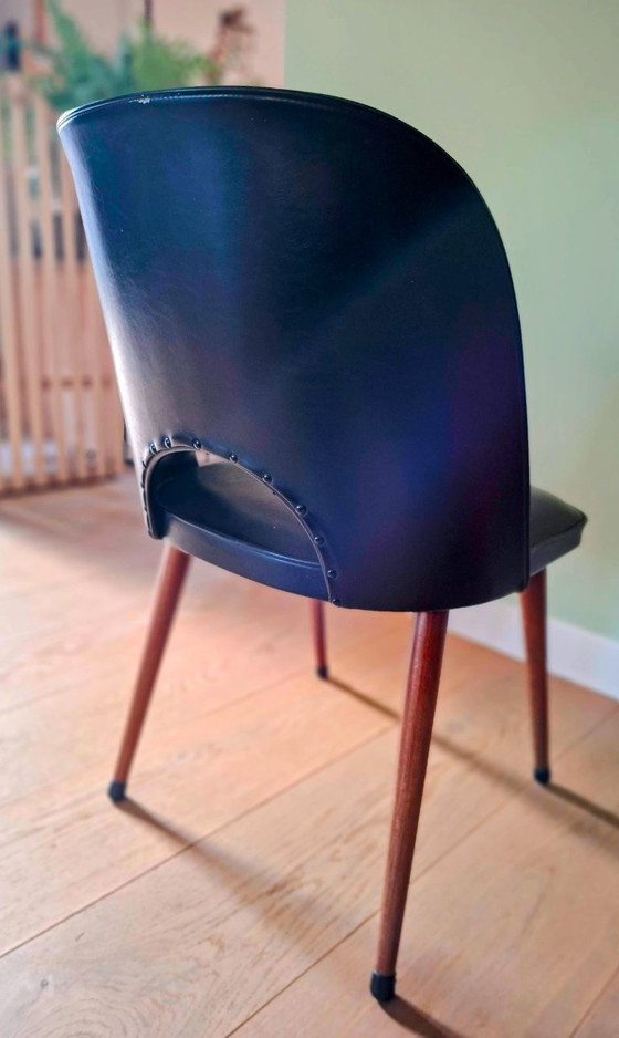 Image 1 of Set of 4 vintage dining room chairs from the 1950s