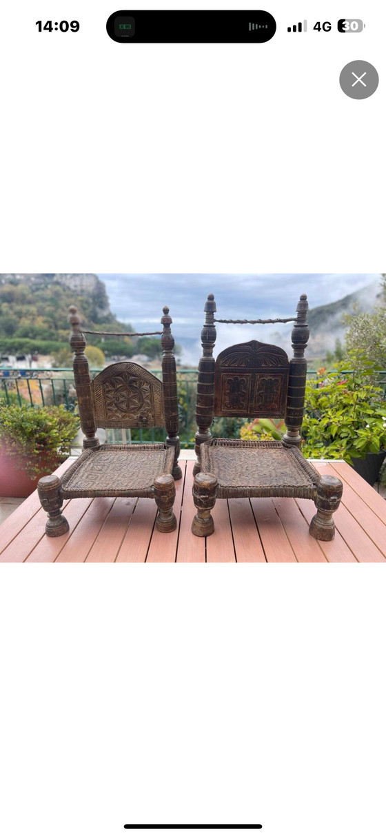 Image 1 of Coppie di sedie antiche tradizionali