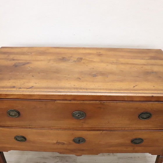 Image 1 of Commode ancienne de l'époque Louis XVI, Italie, XVIIIe siècle
