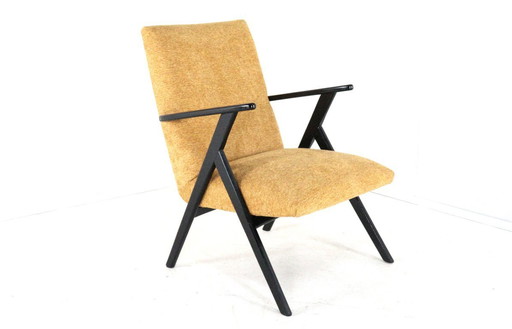 Fauteuil 'De Lier' Vintage Nieuw Gestoffeerd