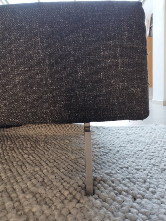 Rolf Benz Corner sofa, dark grey textile, Metal, Modern (photo 5 of 7)