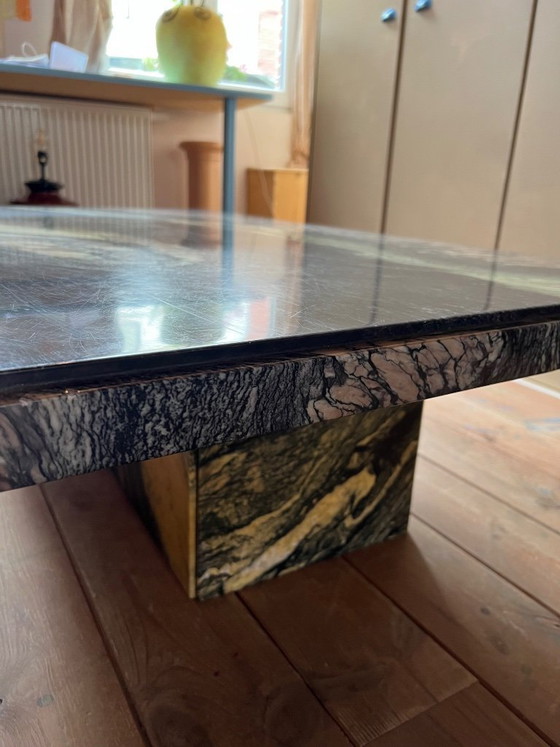 Image 1 of Exclusive vintage coffee table in Cipollino Ondulato Marble