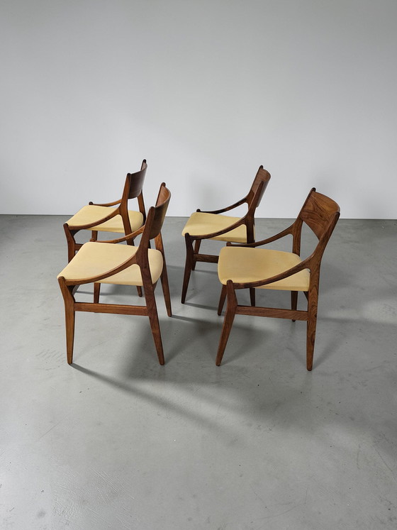 Image 1 of Mid-Century 4-piece set of dream teak dining chairs by Vestervig Eriksen, 1960s