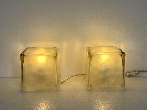 Image 1 of 2 icecube lampen IKEA vintage 1990 Iviken ice cube