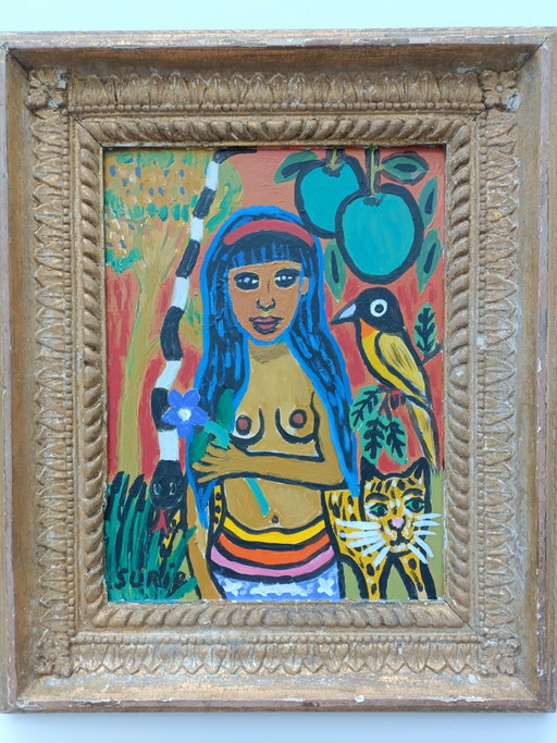 Painting on wood