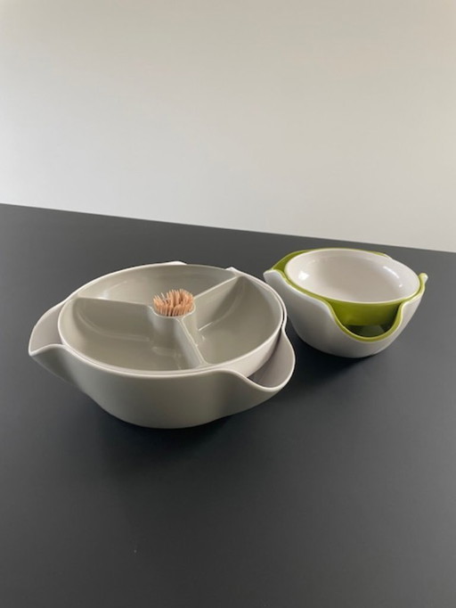 Joseph Joseph Double Dish serving bowls set design