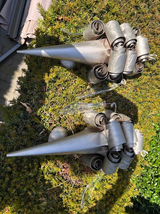 Image 1 of Wandlampen torch twee stuks