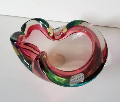 Ciotola d'epoca - Vetro Sommerso - Murano - Flavio Poli - Seguso Vetri d'Arte - 1960