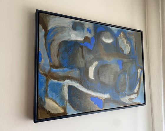 Image 1 of L'ambiance est Cool - R33 - Dipinto ad olio Frans Veenhoven “Snarf”