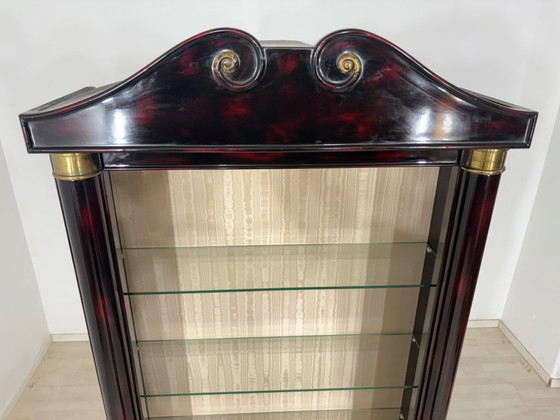 Image 1 of Art Deco Vitrine Vitrinenschrank Barschrank Geschirrschrank Wohnzimmerschrank Italian Design