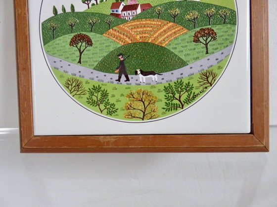 Image 1 of Villeroy & Boch, 3er Set Untersetzer, Design Gerard Laplau, 80er