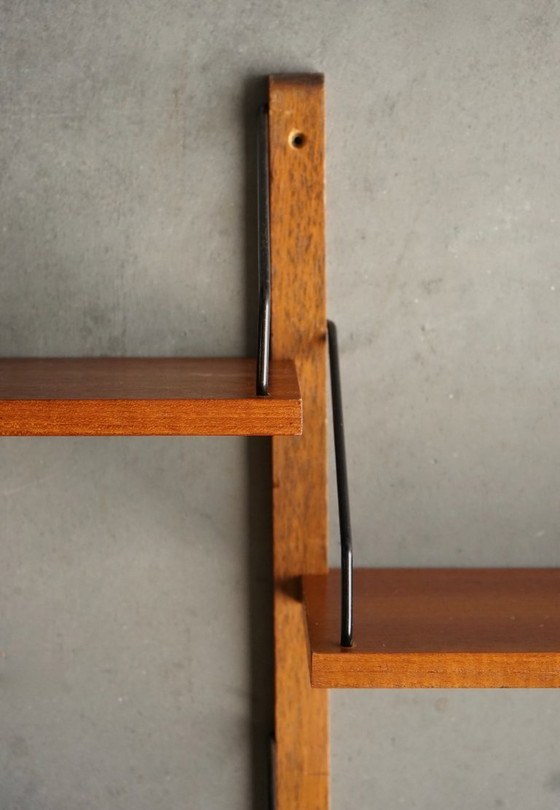 Image 1 of Estantería de pared danesa de mediados de siglo, Poul Cadovius para Cado, 1960
