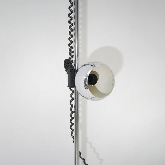 Lampe chromée du sol au plafond, années 1970 – Lampadaires, Metal (photo 11 of 13)