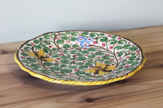 Image 1 of Assiette décorative Deruta