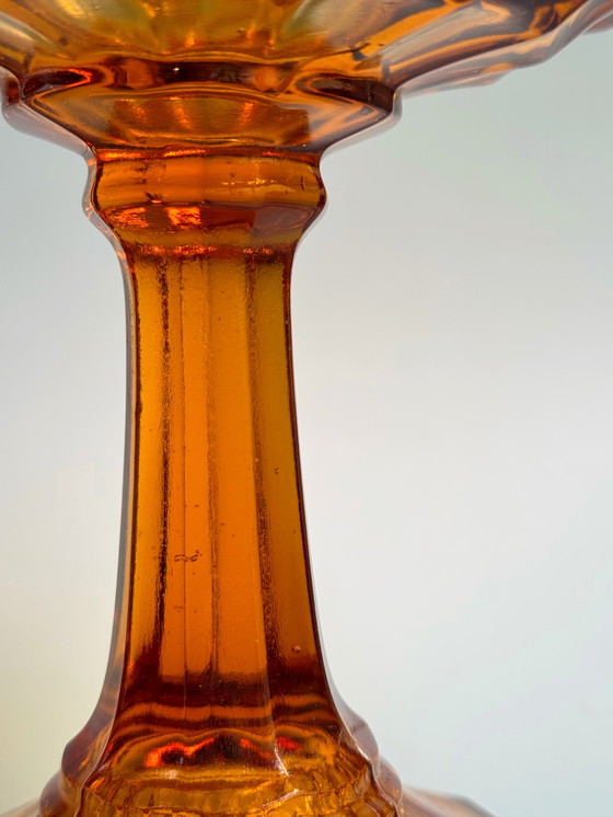 Image 1 of Ankerglas Bernsdorf - Ciotola - Donna - Vetro ambrato - Art Déco