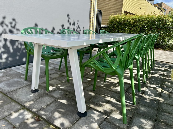 Mesa de la colección Plein Air Extremis Marina en color blanco roto, 335 cm. – Conjuntos de jardín, Polyester (photo 7 of 15)